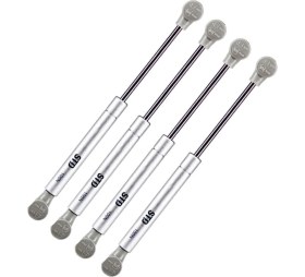 Resim SDT 4 Adet Dolap Amortisörü Gazlı Piston Kapak Hidroliği 27 cm 100N 