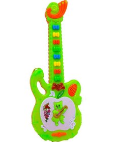 Resim Oyuncak Gitar Işıklı Sesli Efsane Gitar Yeşil 40 Cm 