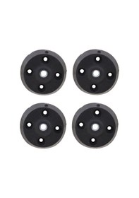 Resim Mobilya Masa Sehpa Ayağı Bağlantı Aparatı Düz Ayak Tabanı Siyah (4 ADET) 