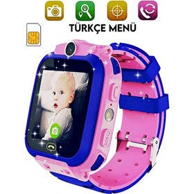 Resim Onkatech Konum Takipli Sim Kart Girişli Lbs ve Sos Özellikli Akıllı Saat (İthalatçı Garantili) 