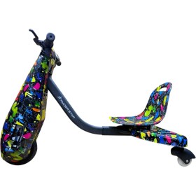 Resim Ryder Star Drift Car Drift Scooter Elektrikli Kaykay Hoverboard Dirift Kar Bluetooth Hoparlörlü Led Işıklı RS-R1 Color Numbers Grafiti 