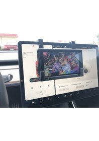 Resim Opencart Tesla Model 3 İçin Nintendo Switch Tutucu Sadece Plastik Aparattır 
