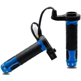 Resim Tenfowee 12v Motosiklet Isıtmalı Tutma Kolu - 3 Seviyeli Sıcaklık Ayarlı, Mavi 