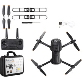 Resim NcK Falcon 16 720P HD (2 Bataryalı) Android iOS Uyumlu 360 Derece Engel Sensörlü Kameralı Drone 