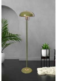 Resim Luzarana Venus Lambader Su Yeşili Metal Gövde Tasarım Yerden Lüx Aydın... Beyaz 