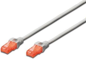 Resim DIGITUS DK-1617-030 3,0 m CAT 6 PATCH KABLOC,GRİ 