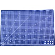 Resim Teltree Pvc Kesim Tahtası - El Sanatları Ve Oyma İçin A3 Boyutunda Mavi Dijital Kesim Yüzeyi 