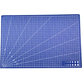 Resim Teltree Pvc Kesim Tahtası - El Sanatları Ve Oyma İçin A3 Boyutunda Mavi Dijital Kesim Yüzeyi 