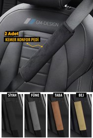 Resim GM-DESIGN Emniyet Kemer Pedi - Yumuşak Konfor Pedi - 2 Adet 