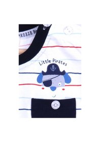 Resim Breeze Erkek Bebek Kapri Pantolonlu Takım Ekru (6 Ay-2 Yaş) 