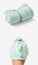 Resim Decathlon Mikrofiber Saç - Baş Havlusu - Su Yeşili Nabaiji Meridyendukkan 