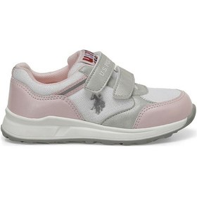 Resim U.s. Polo Assn. Esalte 4fx Beyaz Kız Çocuk Sneaker 000000000101531402 Beyaz - Pembe 
