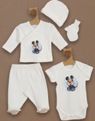 Resim Homamia %100 Organik 5li Hastane Çıkışı Mickey Mouse 