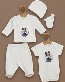 Resim Homamia %100 Organik 5li Hastane Çıkışı Mickey Mouse 