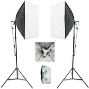 Resim Pikolo Film Softbox Üç Lambalı 2 Adet 