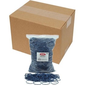 Resim Ekoset 70mm Mavi Renkli Kauçuk Paket Ambalaj Lastiği 12Kg Koli 