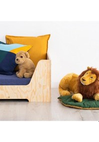 Resim Markaawm Markaawm Ahşap Montessori Karyola Pirate Çocuk Yatak Doğal Çam Akçaağaç 