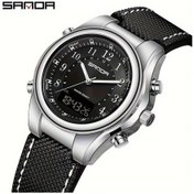 Resim Oldfriend Sanda Erkek Spor Saati 50m Suya Dayanıklı Kronograf Ve Alarm Siyah Gümüş Diğer 