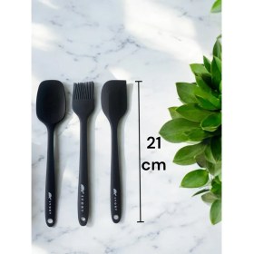 Resim 6 Parça Spatula Seti Yanmaz Yapışmaz Slikon Yumurta Fırçası Kaşık Bıçak Pasta Spatula Seti 