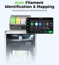 Resim Creality Cfs, Creality Filament Sistemi, K2 Plus 3d Yazıcı İçin Çok Renkli Otomatik Filament Sistemi, Otomatik Algılama, Anahtarlama Ve İletme, Neme Dayanıklı Filament Depolama 