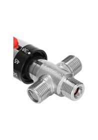 Resim Pazly Pratik Termostatik Banyo Karıştırma Valfi - Pirinç Musluk - Sıcak/soğuk Su Ayar 