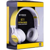 Resim Syrox K11 Mikrofonlu Stereo Kulak Üstü Kablolu Kulaklık 