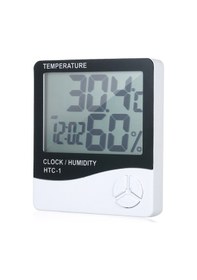 Resim Samdoo Dijital Sıcaklık Ve Nem Ölçer - Duvar & Masa Tipi - / Gösterge - Htc-1 