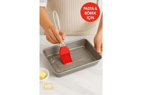 Resim 4’lü Pratik Silikon Mutfak Seti – Karıştırma, Yağlama, Servis ve Krema Kaplama 