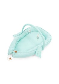 Resim Melek Kanatlı Babynest, Bebek Yatağı-mint, İlk Yatağım, Oyuncak Barlı Bebek Yuvası 