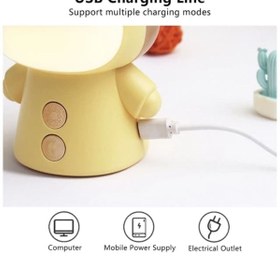 Resim Sensoria Dekoratif Renk Değiştiren Sevimli Çocuk Odası Gece Lambası Masa Lambası Usb Şarjlı Süs Eşyası Pembe 