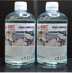 Resim Epoksi Sıvı Cam Ultra Şeffaf Parlak Lıquıd Glass Su Yalıtım Ve Kaplama Reçinesi 1 Kg Kıt 