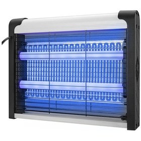 Resim Asonic Siyah 4 Watt 2000 Volt İki Ledli Sinek Öldürücü As-a28 Sivri Sinek Cız Mor Işık 
