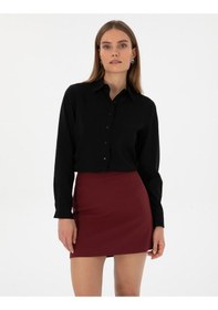 Resim Pierre Cardin Kadın Siyah Gömlek Desenli 50318195-vr046 Siyah 