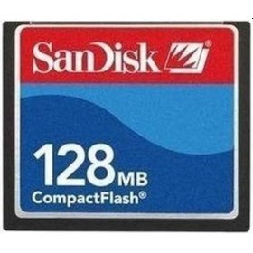 Resim Sandisk 128 Mb Compact Flash Hafıza Kartı 