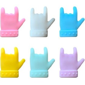 Resim Şarap Kadehleri İçin 6 Silikon Kanat - Uzun Bardaklar İçin Yaratıcı İşaretler 