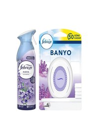 Resim Febreze Lavanta Hava Ferahlatıcı Sprey Oda Kokusu 185 ML + Hava Temizleyici Parfüm 