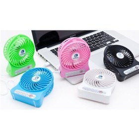 Resim Firsat Ayi Şarjlı Fan Minitaşınabilir El Ve Masa Üstü 3 Kademeli Vantilatör Fanı Soğutucu Vantilatör 