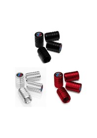 Resim Ankatek Sones Alüminyum Alaşımlı Damalı Üç Renkli Araba Tekerleği Dekoratif Vana Kapağı Kırmızı Ps 