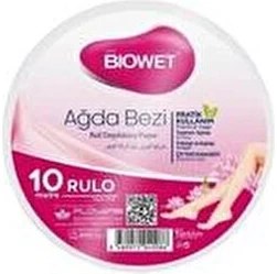 Resim Bioweet Ağda Bezi 10 Metre Pratik Kullanım İçin Rulo Şeklinde Yırtılmaz ve Kopmaz 