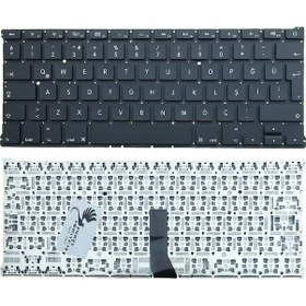 Resim Macbook Air Uyumlu 13" A1466 EMC 3178 Klavye (Büyük Enter - TR) 