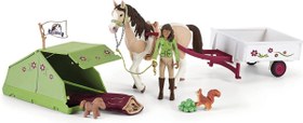 Resim Schleich Sarah'ın Kamp Macerası 42533 