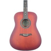 Resim Madison MAG-41M-TRD Trans Red Akustik Gitar (Kılıf-Pena) 