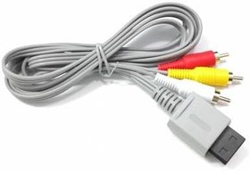 Resim Wii Wii U için AV Kablosu, Wii ve Wii U için Ses Video AV Kablosu Kablosu, 1.8M/6FT, Televizyon için Uyumlu 