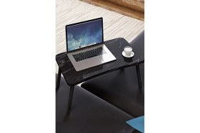 Resim Die Grup Katlanabilir Laptop Sehpası, Yatak Üstü Kullanım Için 
