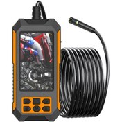 Resim AyShop 8 Led Işık Kamera Sert 5M Kablo Ip68 Su Geçirmez 4.5İnç Ekran Endüstriyel Endoskop 