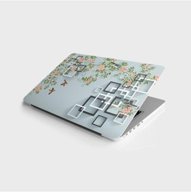 Resim Laptop Sticker Bilgisayar Notebook Pc Kaplama Etiketi Kare Kuş 