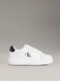 Resim Calvin Klein Chunky Cupsole Mono Erkek Beyaz Spor Ayakkabı (YM0YM01317-0LD) 