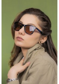 Resim Lunox LNX006 Bruna Lacivert Polarize Unisex Güneş Gözlüğü 