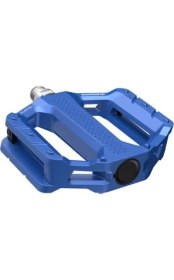 Resim SHIMANO Pedal Düz Alüminyum Mavi SHIMANO 