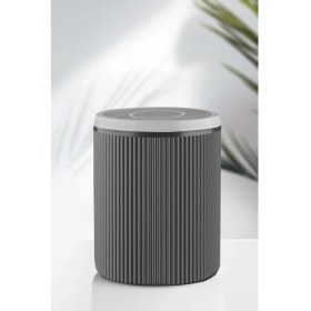 Resim Karokstore Banyo Mutfak Çöp Kovası 6 Litre Gri 3372 
